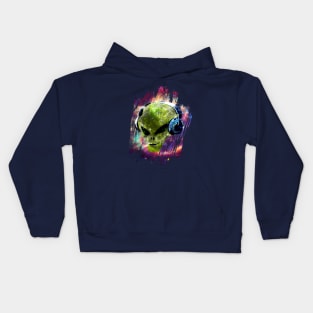 Alien Music II Kids Hoodie